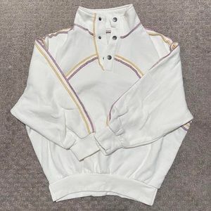 BDG urban outfitters white pullover sweatshirt